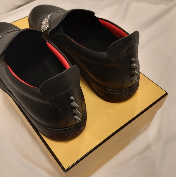 Fendi Monster Sneaker w/Spikes Men US 9 - Picture 3 of 4